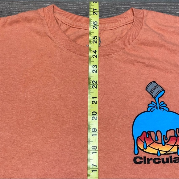 CIRCULATE CHILL OUT Department Of Thermonuclear Reduction Orange Shirt Size Med - Picture 5 of 6